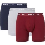 Nike 6P Everyday Cotton Boxer Blå/Rød bomull Medium Herre