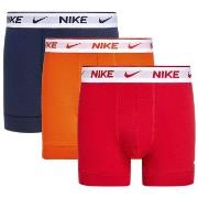 Nike 3P Everyday Essentials Cotton Stretch Trunk Blå/Rød bomull X-Larg...