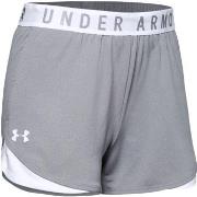 Under Armour 3P Play Up Shorts 3.0 Grå polyester X-Small Dame