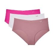 Under Armour Truser 6P Pure Stretch Hipster 1325 Rosa/Hvit Medium Dame