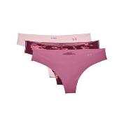 Under Armour Truser 6P Pure Stretch Thong Rosa Mønster Medium Dame