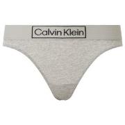 Calvin Klein Truser 2P Reimagined Heritage Thong Grå Large Dame