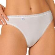 Sloggi Truser 2P Basic Plus Tai Briefs Hvit bomull 50 Dame