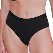 Sloggi Truser GO Casual Midi Brief Svart bomull X-Small Dame