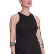 Sloggi GO Ribbed Tank Top Svart bomull Small Dame