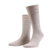 Amanda Christensen Strømper Icon Merino Wool Sock Sand Str 47/48