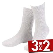 Amanda Christensen Strømper True Ankle Rib Sock Sand Str 39/42 Herre