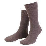 Amanda Christensen Strømper True Combed Cotton Sock Brun Str 43/46