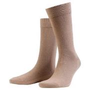 Amanda Christensen Strømper 3P True Combed Cotton Sock Lysbrun  Str 35...