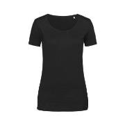 Stedman Finest Cotton T For Women Svart bomull Large Dame