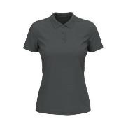 Stedman Lux Short Sleeve Polo For Women Mørkgrå  bomull X-Large Dame