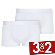 Jockey 2P Short Trunks Hvit polyamid Medium Herre