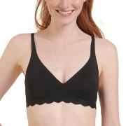 Sloggi BH ZERO Microfibre 2.0 Soft Bra Svart Large Dame