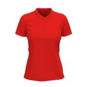 Stedman Claire Short Sleeve Polo Rød ringspunnet bomull X-Large Dame