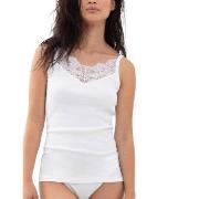 Mey Organic Cotton Spaghetti Top Hvit bomull Small Dame