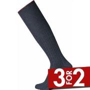 Egtved Strømper Pure Wool Kneehigh Sock Marine ull Str 38/40 Herre