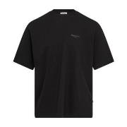 Resteröds Mid Sleeve T-Shirt Svart økologisk bomull Medium Herre