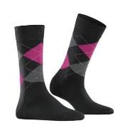 Burlington Strømper 3P Marylebone Wool Socks Rosa/Svart Str 36/41 Dame