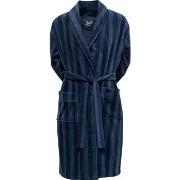 JBS Velour Bath Robe Mørkblå bomull 3XL Herre