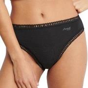 Sloggi Truser 3P GO Crush High Leg Briefs Svart/Blå bomull X-Large Dam...