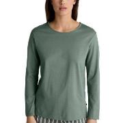 Calida Favourites Joy Long Sleeve Shirt Grønn bomull Small Dame