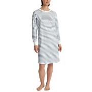 Calida Cotton Stripes Nightdress Lysblå Stripet bomull Small Dame