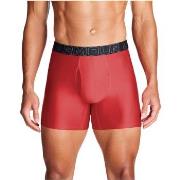 Under Armour 3P Performance Tech Solid 6in Boxers Rød polyester Medium...