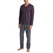 Calida Relax Streamline 5 Pyjama Plomme bomull Large Herre