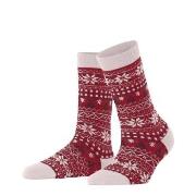 Falke Strømper Country Calling Women Wool Sock Rosa Mønster Str 35/38 ...