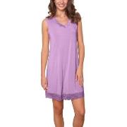 Lady Avenue Bamboo With Short Sleeve Nightdress Lilla Bambus X-Large D...