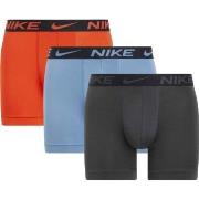 Nike 3P Everyday Essentials Micro Boxer Brief Blå/Oransje polyester Me...