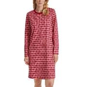 Calida Family And Friends Short Nightdress Rød bomull Medium Dame