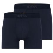 BOSS 2P Ultra Soft Boxer Brief Mørkblå modal Small Herre