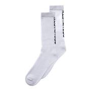 Resteröds Strømper 2P Logo Tennis Socks Hvit Str 40/45 Herre