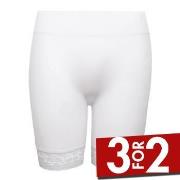 Decoy Hotpants With Lace Hvit X-Large Dame