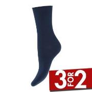 Decoy Strømper 3P Bamboo Thin Socks Marine Strl 37/41 Dame