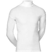 JBS Classic Roll Neck Long Sleeve Hvit bomull 3XL Herre