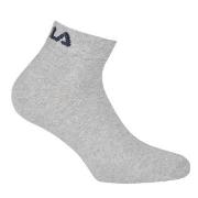 FILA Strømper 3P Quarter Plain Socks Grå Str 43/46