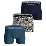 Björn Borg 3P Cotton Stretch Boxer 1721 Marine bomull Large Herre