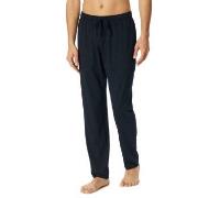Schiesser Mix and Relax Cotton Long Pants Mørkblå bomull Medium Herre