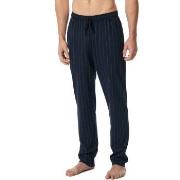 Schiesser Mix and Relax Cotton Long Pants Marine bomull Small Herre