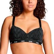 Puma BH Printed Padded Top Svart bomull X-Small Dame