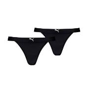 Puma Truser 2P Tanga String Svart polyamid X-Small Dame