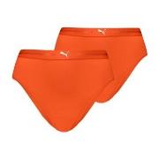 Puma Truser 2P Women High Waist Brazilian Briefs Oransje polyamid Larg...