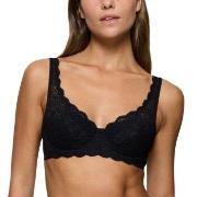 Triumph BH Amourette Wired Bra With Lace Svart E 75 Dame