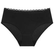 Triumph Truser Feel Of Cotton Midi Brief Svart bomull 44 Dame