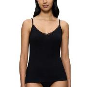 Triumph Feel Of Cotton Spaghetti Top Svart bomull 36 Dame