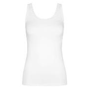 Triumph Feel Of Cotton Tank Top Hvit bomull 46 Dame