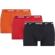 Nike 3P Everyday Essentials Cotton Stretch Trunk Oransje/Rød bomull X-...