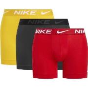 Nike 3P Everyday Essentials Micro Boxer Brief Rød/Gul polyester Small ...